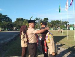 Kodim Aceh Singkil Latih Anggota Pramuka Keterampilan Penanggulangan Bencana