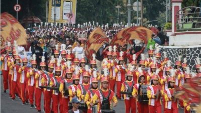 Ratusan Pelajar Tingkat PAUD Hingga SD di Kabanjahe Buka Rangkaian Pawai HUT RI Ke-80 di Karo
